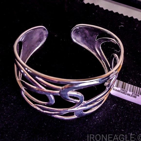 Solid Sterling Silver Openwork Bracelet! - Picture 4 of 6